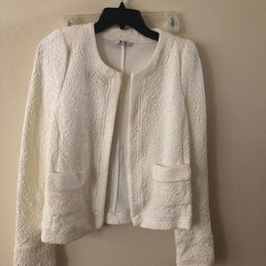 Creme Blazer textured